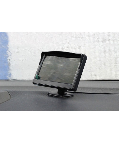 5" TFT LCD HD Car Monitor 800 x 480 Resolution 2CH Video Input For DVD Player Rear View Camera