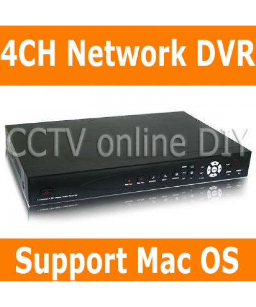 4CH Video&Audio input H.264 Security CCTV Network Digital Video Recorder Support Mac PC Mobile Phone View