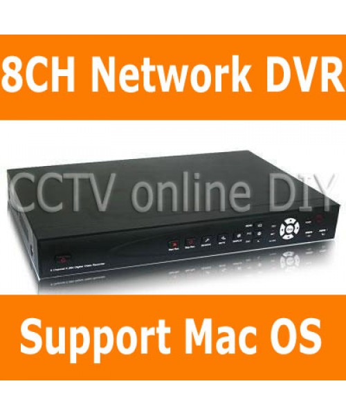8CH Video&Audio input H.264 Realtime Security CCTV Network Digital Video Recorder Support Mac PC Mobile Phone View