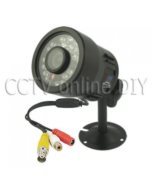 1/4 inch Sharp 420TVL CCTV 23 IR LED Night Vision Waterproof Video Audio Camera