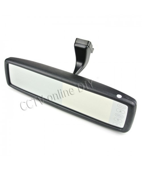 Free shipping Brand New 4.3" TFT-LCD Special Rear View Mirror Car Monitor with Touch Button Bracket