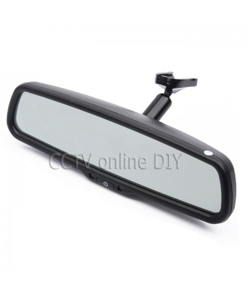 4.3" TFT LCD Car Rear View Rearview Mirror Monitor with Special Bracket 800*480 Resolution 2CH Video Input