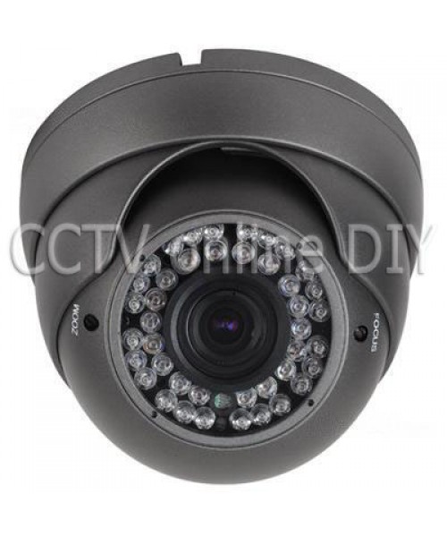Security CCTV 1/3" SONY Super HAD II CCD 700TVL 2.8-12mm Zoom Lens 42 IR Leds Dome Camera With OSD Menu