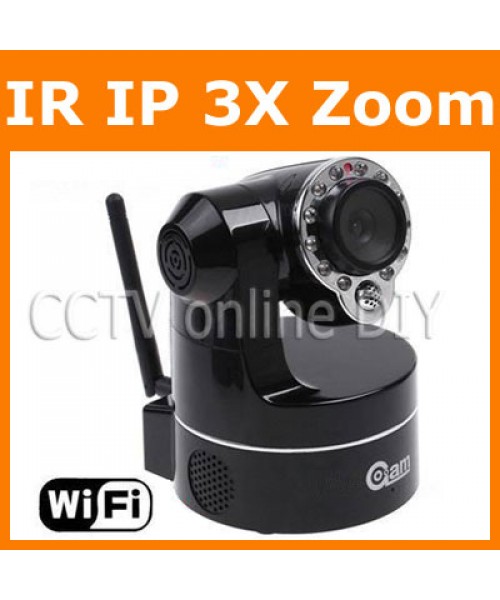 Home Security CCTV 4-9mm Zoom Lens Day&Night PTZ Wireless Wifi IP IR Camera Support 3G Mobile View
