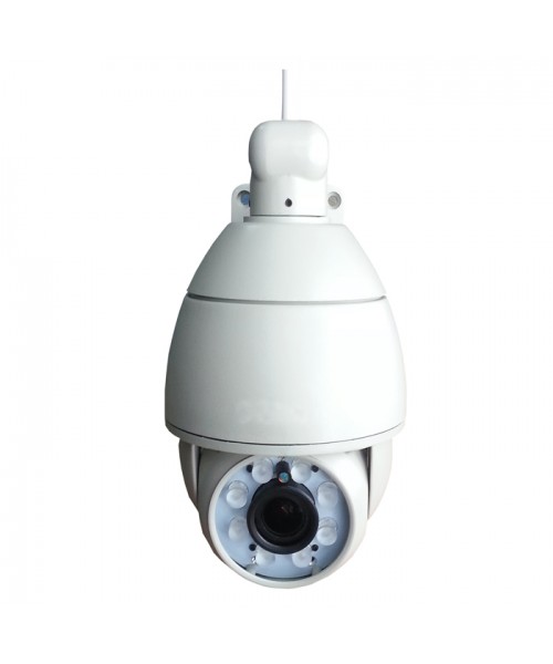 Wireless H.264 P2P Megapixel 720P PTZ Outdoor Waterproof IR Dome IP Camera with 5x Optical Zoom