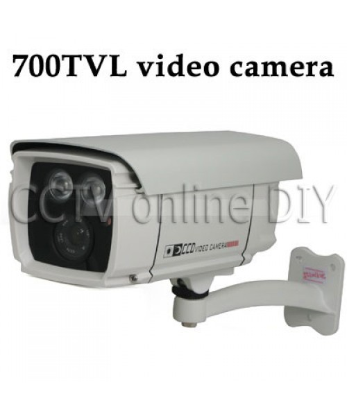 Security CCTV 700TVL Day and Night Camera 8mm lens 850nm Two Array IR LED Outdoor Waterproof SONY CCD