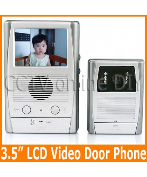 Home 3.5" inch TFT LCD Color Video Door phone Intercom System with 15m cable