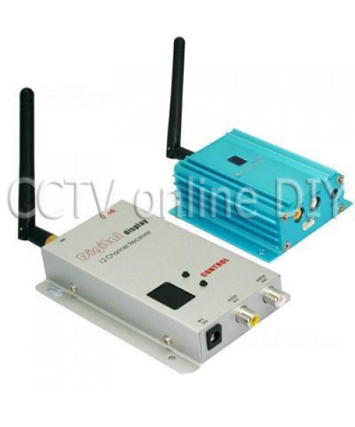 CCTV 12CH 2000mw 2.4G Wireless AV Transmitter and Receiver Kit for Security Camera Model Airplane