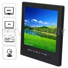 8 inch LCD Color CCTV Monitor with VGA BNC AV Port and Speaker 1024*768 Resolution