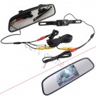 Car Rear View Kit 4.3" Screen TFT LCD Car Rear View Rearview DVD Mirror Monitor + Backup Camera