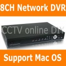 8CH Video&Audio input H.264 Realtime Security CCTV Network Digital Video Recorder Support Mac PC Mobile Phone View