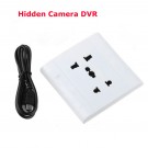 Wall Socket Pinhole Spy Hidden Camera Security Socket Voice-Activated DVR Video Recorder