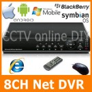 8CH Audio Video CCTV H.264 Surveillance Security DVR System IE Mobile Phone Access PTZ Control