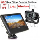 2.4GHz 7" inch TFT LCD Monitor Wireless Car Rear View system With a Weatherproof 15LEDs IR Night Vision Parking Reversing Camera