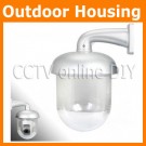 Brand New CCTV Outdoor Dome Housing Transparent Enclosure for IP Pan Tilt Camera