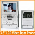 Home 3.5" inch TFT LCD Color Video Door phone Intercom System with 15m cable