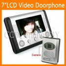 7 inch Color Video Door Phone Doorbell Intercom System 1-camera 1-monitor