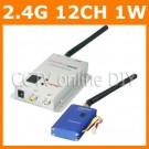 CCTV 12CH 2.4G Wireless AV Transmitter and Receiver Kit for Security Camera Model Airplane