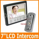 7 Inch Color Video Door Phone Doorbell Intercom System 1-camera 1-monitor