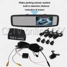 Universal 4.3" inch Car Rear View Monitor Video Camera Parking Sensor System Free Shipping