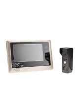 7 Inch video door phone LCD Monitor Touch Key Video DoorPhone Cmos Night Version Camera video intercom system Video Door Bell