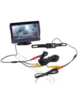 4.3" Screen TFT LCD Stand Car Rear View Rearview Monitor + Backup IR Camera