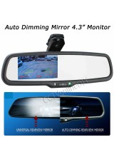 OEM Auto Dimming Rear View Mirror with 4.3 inch 800*480 Resolution TFT LCD Car Monitor Built in Special Bracket