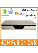 4CH Full D1 Surveillance Security CCTV DVR Digital Video Recorder Support Network 3G Mobile Phone View