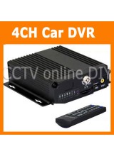 4CH H.264 Realtime SD Card Car Mobile DVR 4CH Audio 1D1+3CIF Realtime Recorder Support Max 32G