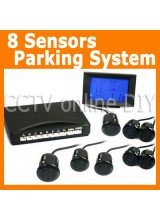 Newest 8pcs Reversing Sensors Car Parking Radar System Kit