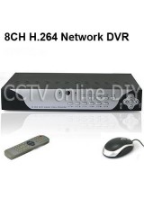 8CH Audio Video CCTV H.264 Surveillance Security DVR System IE Mobile Phone Access PTZ Control 8CH Alarm input