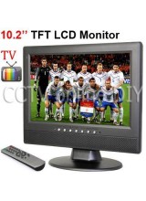 10.2 inch TFT LCD 16:9 Screen VGA/AV/ input Monitor with Analog TV 1CH Video input 2Ch Audio input