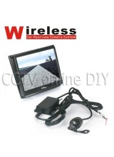 2.4G Wireless Car Rear View Back Up Wide Angle Camera System 3.5inch Color Monitor Screen