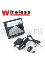 2.4G Wireless Car Rear View Back Up Wide Angle Camera System 3.5inch Color Monitor Screen