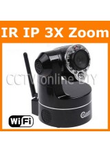 Home Security CCTV 4-9mm Zoom Lens Day&Night PTZ Wireless Wifi IP IR Camera Support 3G Mobile View