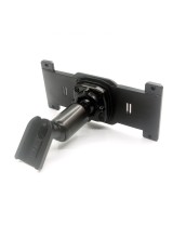 Rear View Mirror Back Plate Panel + Mirror Dash Cam Mount Arm for Car DVR Instead of Strap, with 13.5 x 5.9cm Backuplate