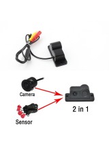 170 Degree Viewing Angle HD Waterproof Car Rear View Camera with Radar Parking Sensor 2 in 1