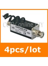 4pcs/lot CCTV BNC Video DVR Camera Surge Lightning Arrester Protector