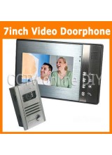 Home Video Doorphone Intercom System 7 inch Color TFT LCD Monitor IR Night Vision Camera