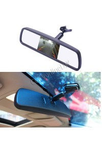 Special 4.3" TFT LCD Car Monitor Rear View Mirror with Bracket 2CH Video Input