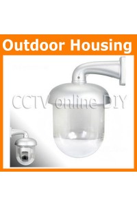 Brand New CCTV Outdoor Dome Housing Transparent Enclosure for IP Pan Tilt Camera