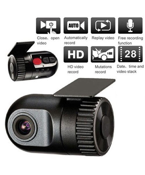 Mini 1080P Car DVR Video Recorder Car Black Box with G-sensor 16G TF Card Sudden Event Triggered Recording Function