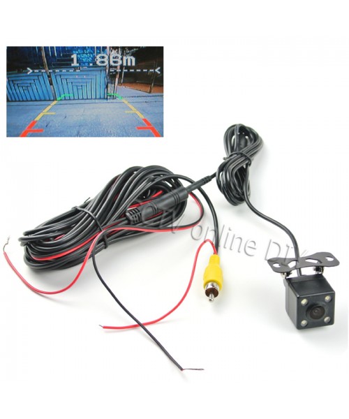 480TVL CCD Universal Car Rear View Camera Car Parking Backup Camera HD Color Night Vision with Parking Guidelines