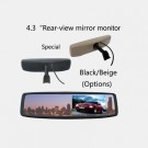 Free shipping Brand New 4.3" TFT-LCD Special Rear View Mirror Car Monitor with Bracket