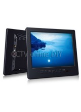 8 inch Color LCD Monitor Built in Analog TV with VGA AV(RCA) Port Speaker Remote Control 800 x 600 Resolution